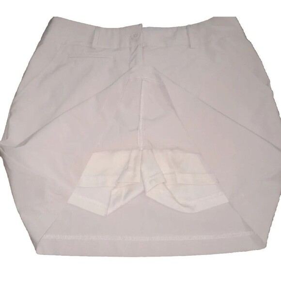 Jones New York Women's Mini Skirt Back Zip  SZ 8 Cream Color - Picture 1 of 8